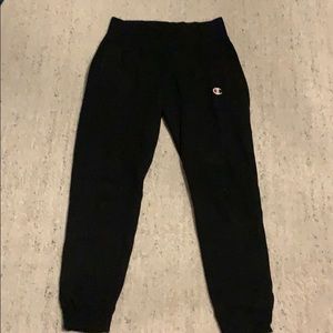 Black champion sweatpants!